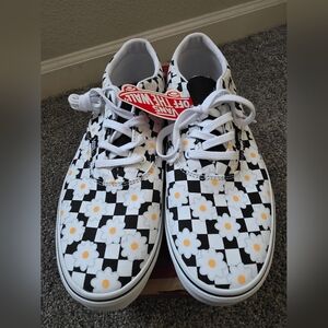 Vans Doheny Checkerboard Flower Check Sneakers
